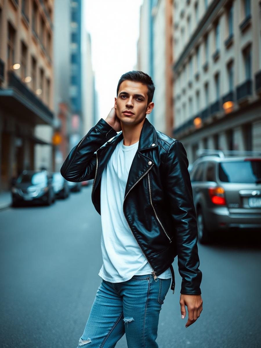 The same outfit styled with a jacket from The Jacket Club